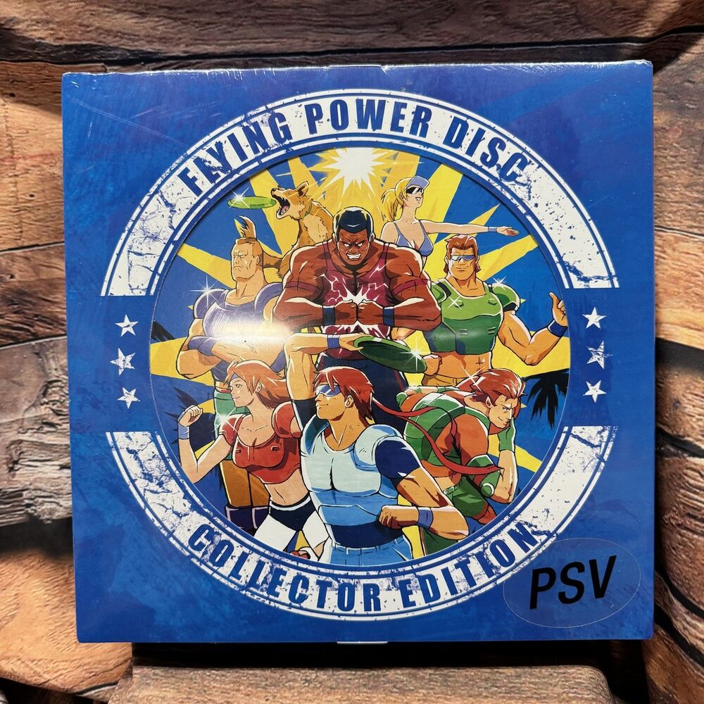 Windjammers Collector Edition PS Vita Flying Power Disc Limited Run Games New